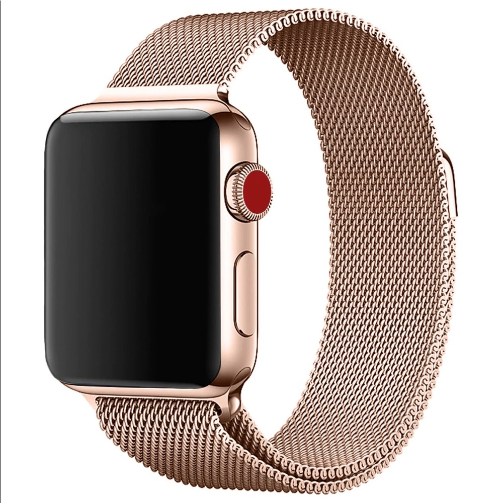 Milanese Stainless Steel Loop - Rose Gold Apple Watch Band